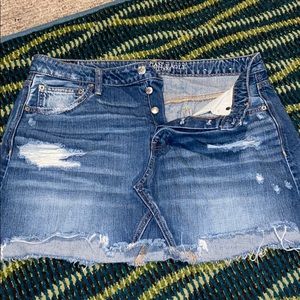 Jean Short Ripped American Eagle Skirt